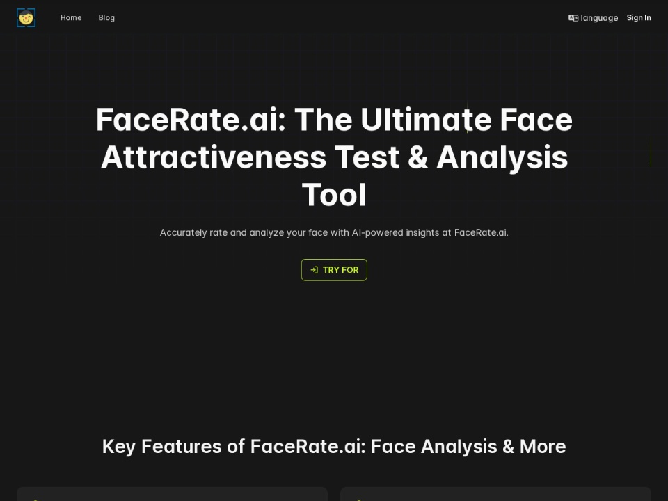 Facerate AI preview