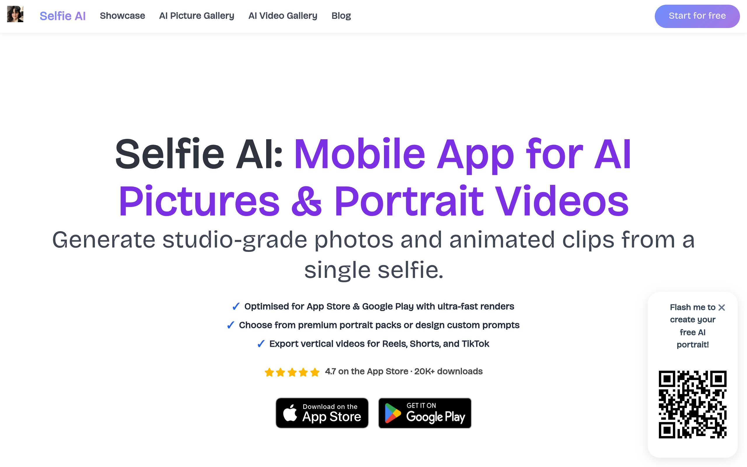 Selfie AI AI Avatar Generator preview