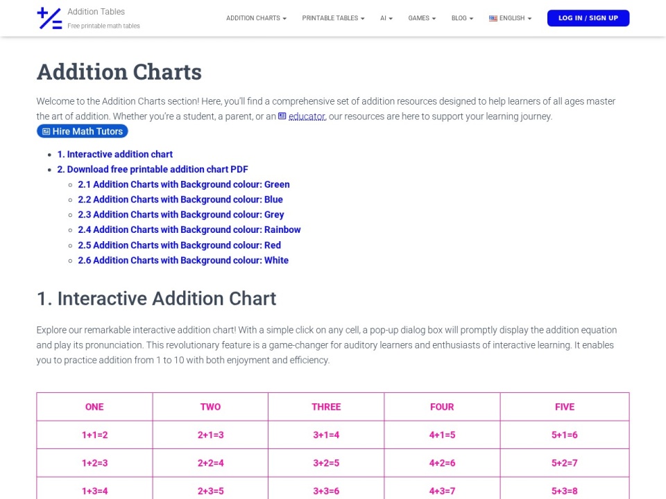 AI Addition Learning Helper preview