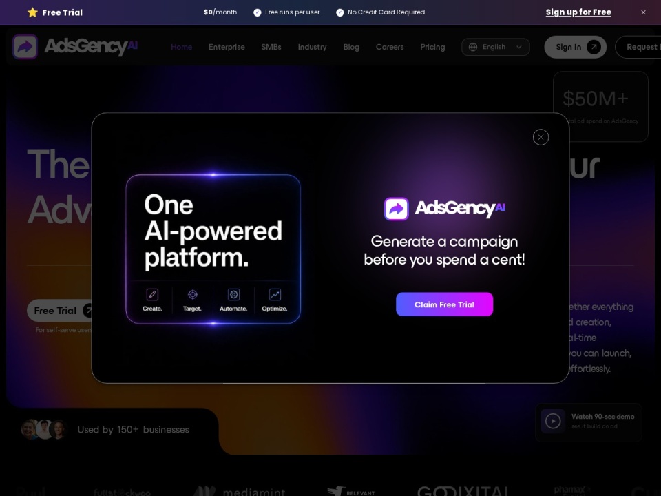 AdsGency AI preview