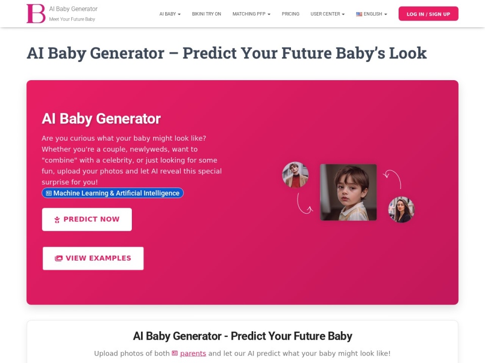 Online AI Baby Generator preview