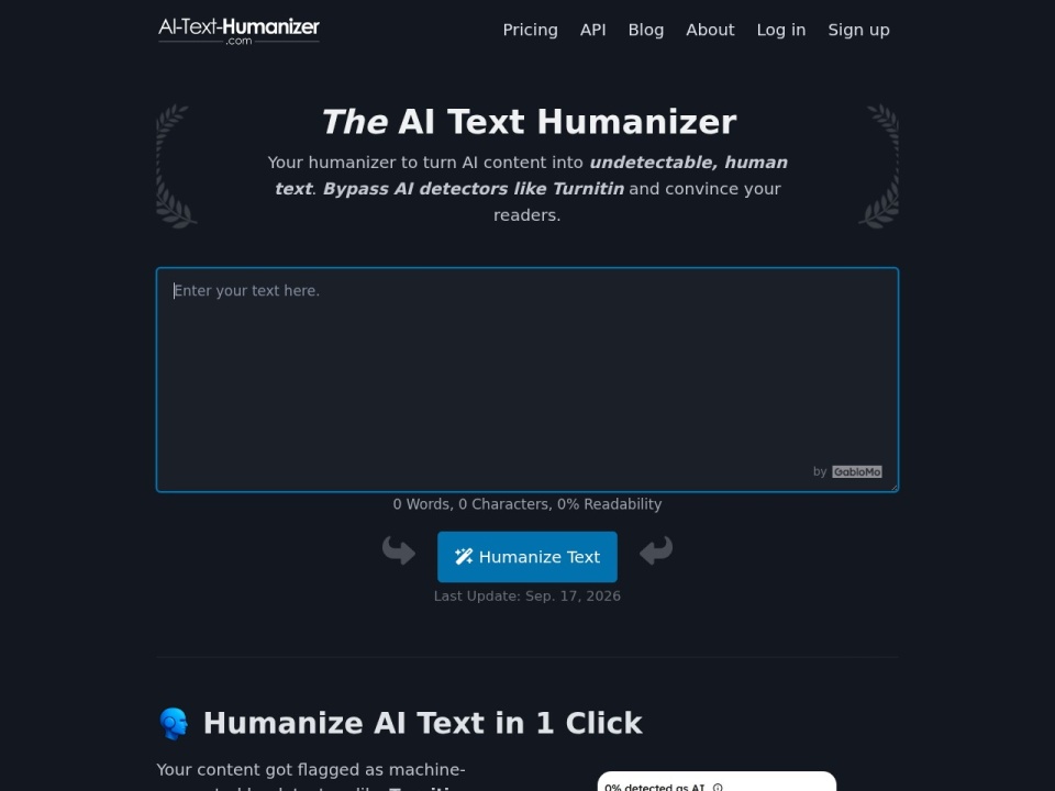 AI Text Humanizer preview