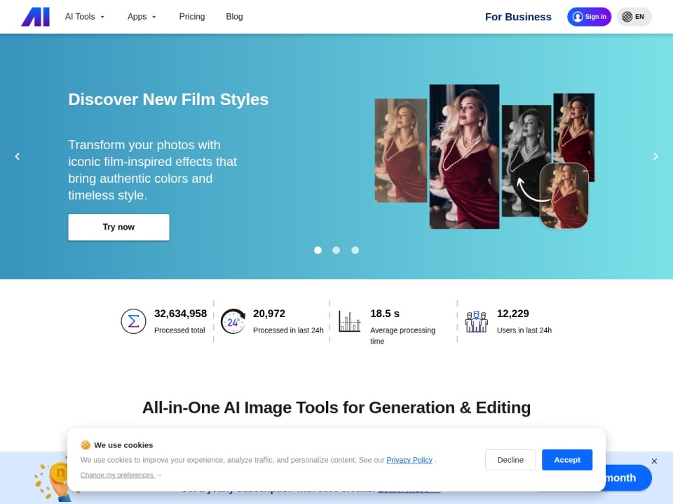 Nero AI Image Upscaler preview