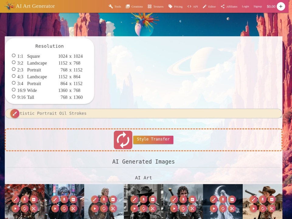 AI Art Generator preview