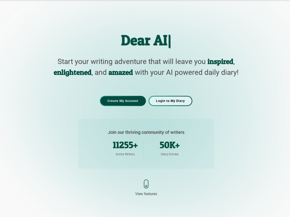 AI Diary preview