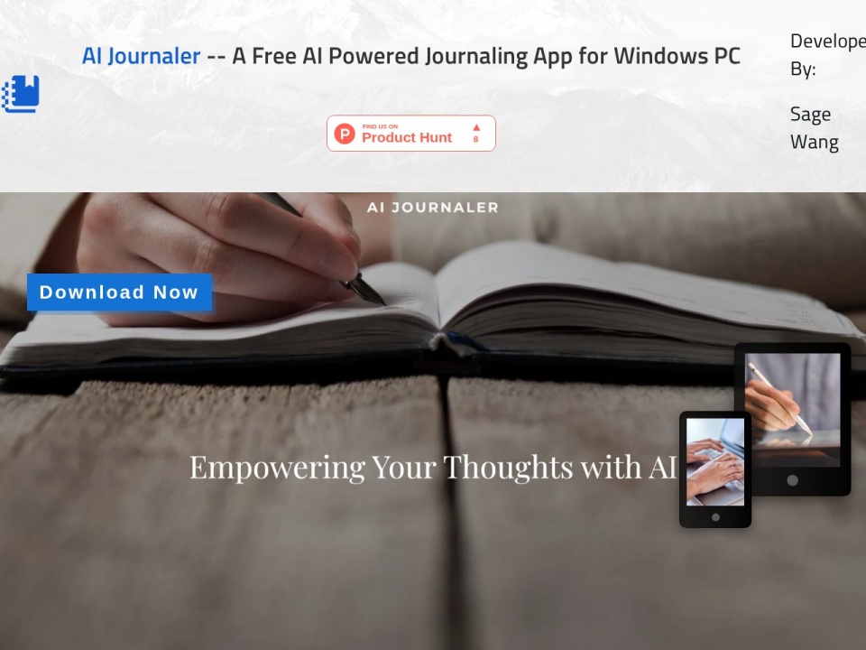 AI Journaler preview