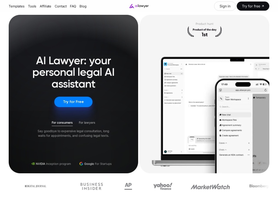 AI Lawyer preview