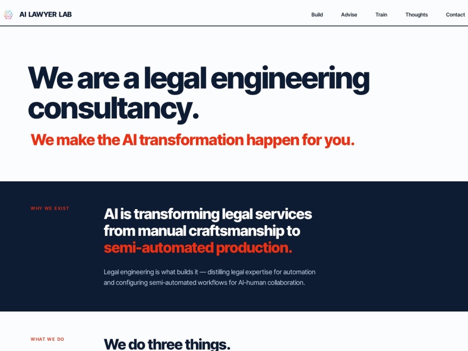 AI Lawyer Lab preview