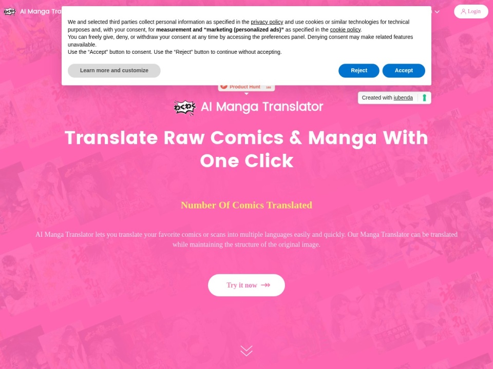 AI Manga Translator preview
