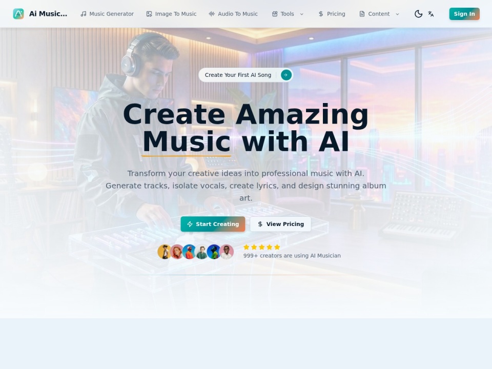 AI Musician AI Music Generator preview