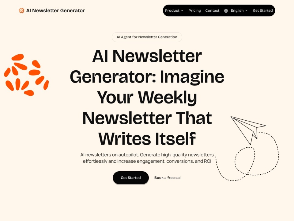 AI Newsletter Generator preview