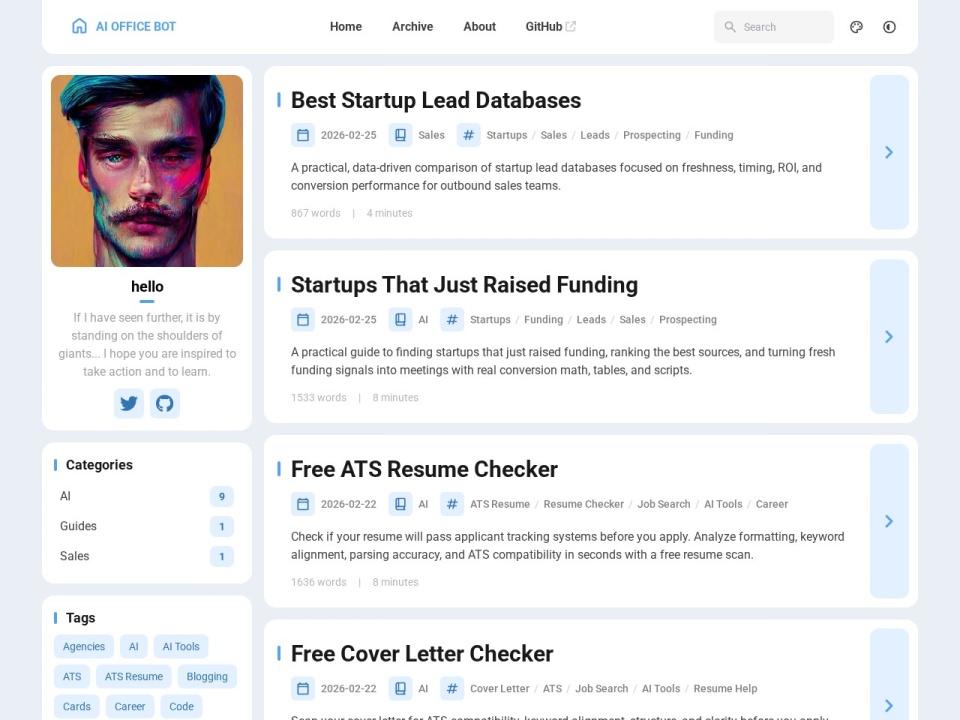 AI Office Bot preview
