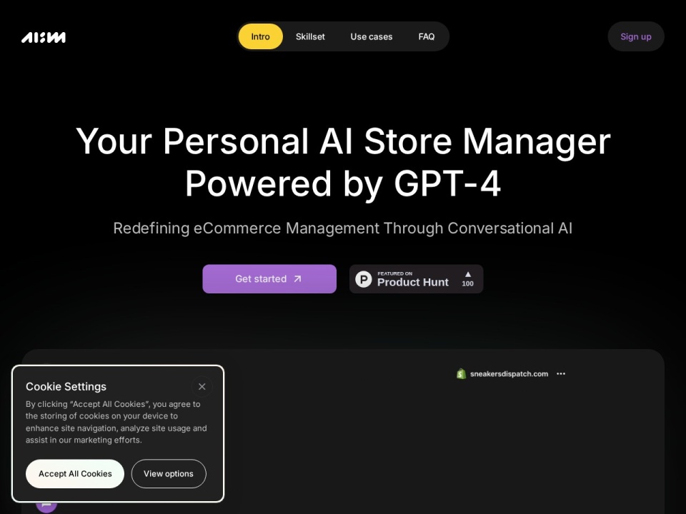 AI Store Manager preview