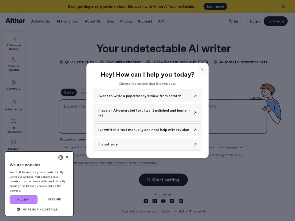Aithor preview