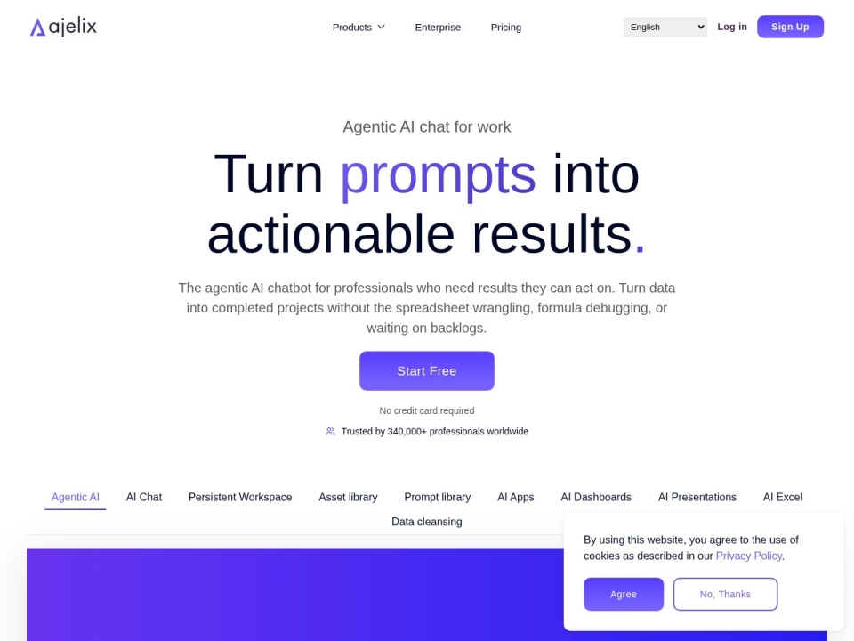 Ajelix AI Excel Tools preview