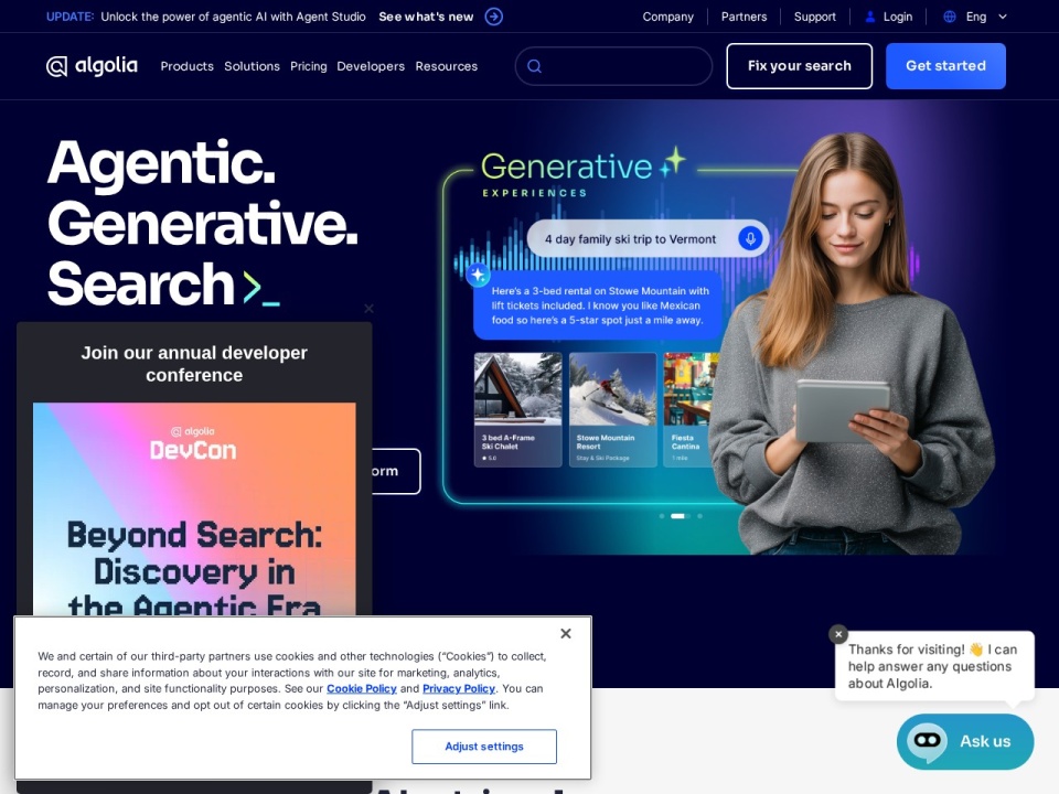 Algolia preview