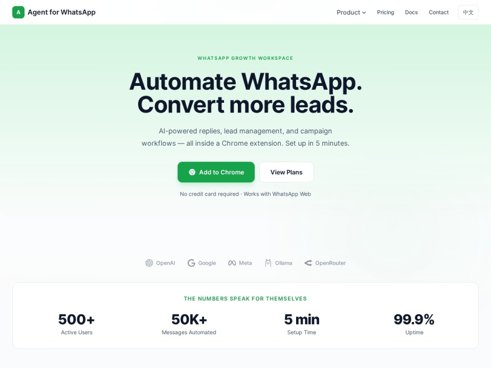 Chatgpt For Whatsapp preview