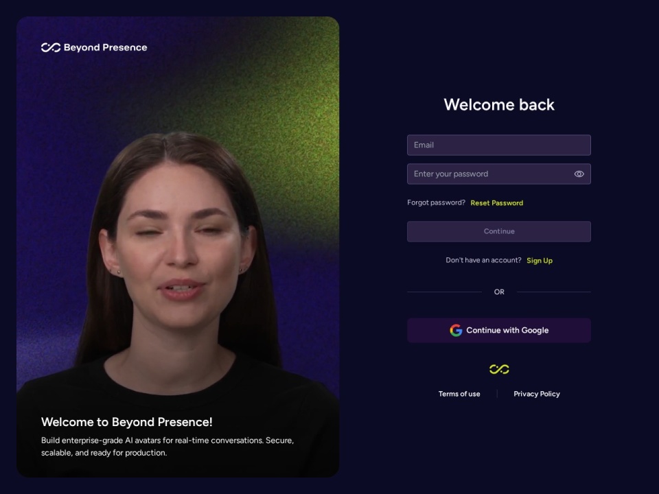 Beyond Presence Video Agents Platform preview