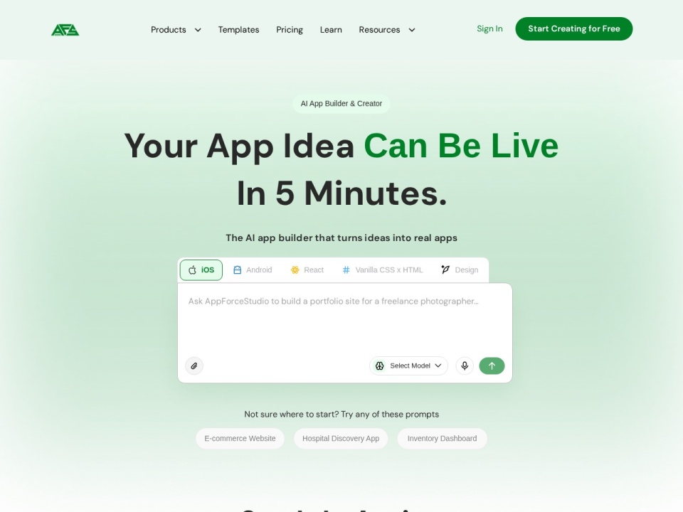 Appforcestudio preview