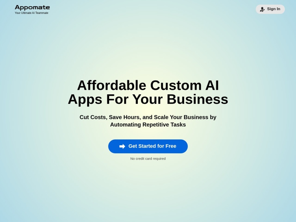 Appomate preview