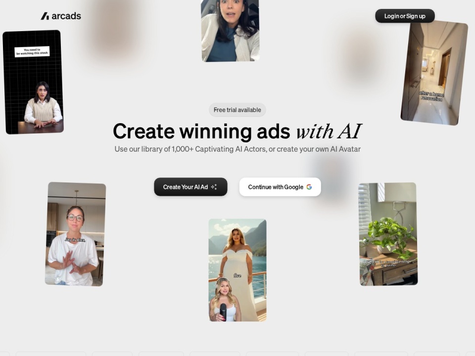 Arcads preview