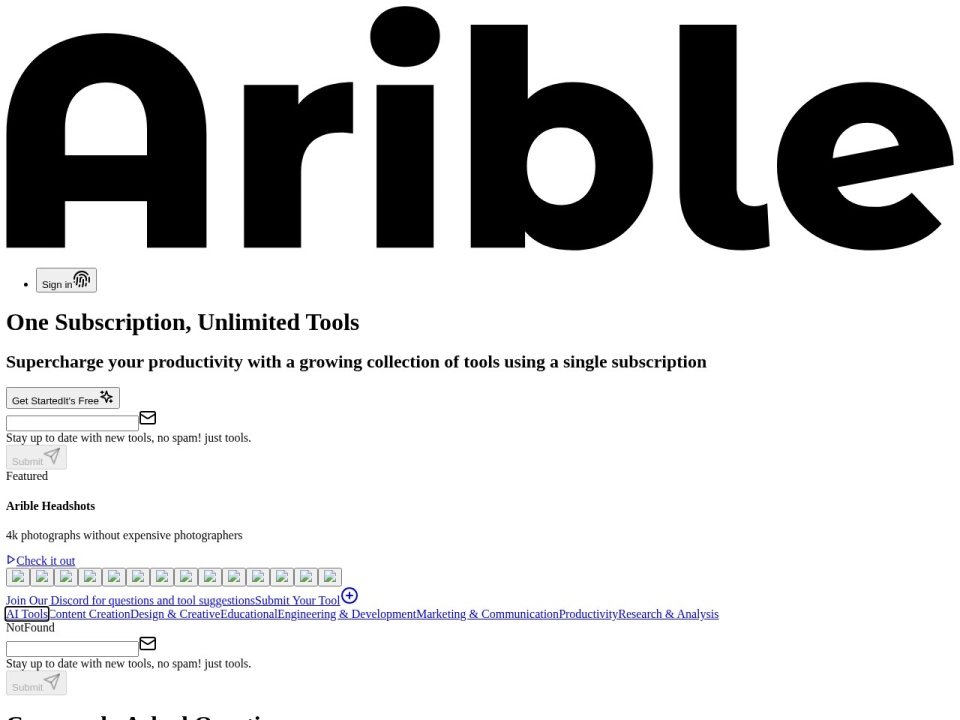 Arible AI preview
