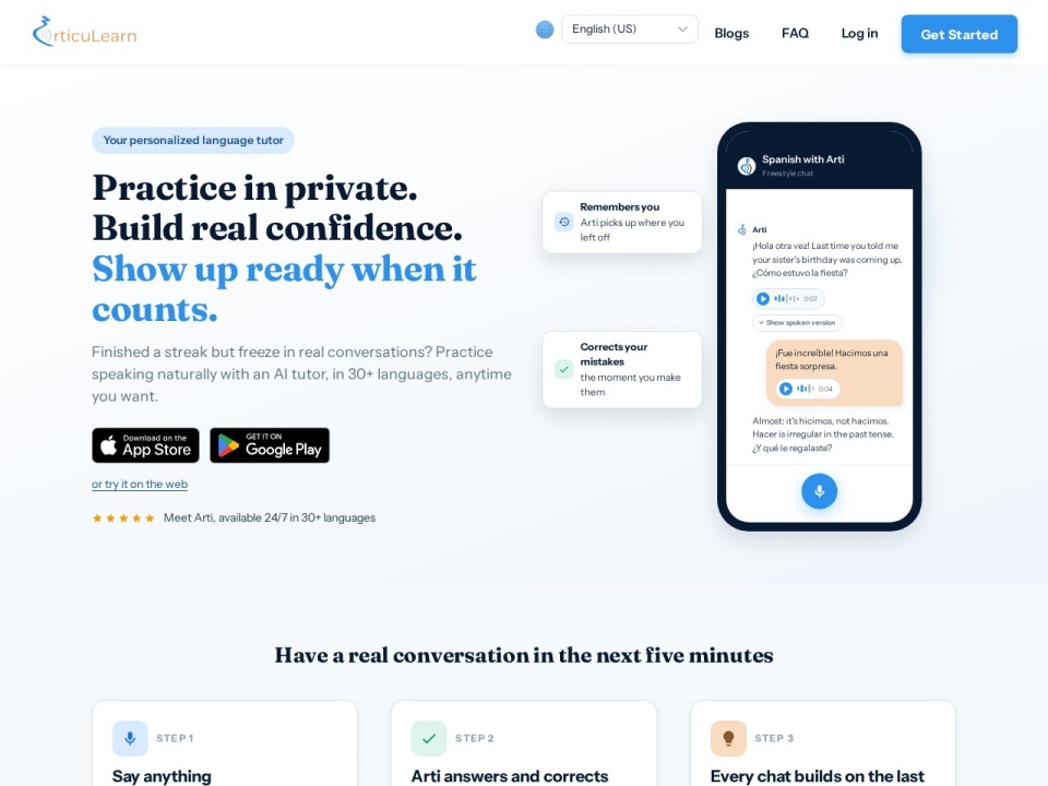 Articulearn preview