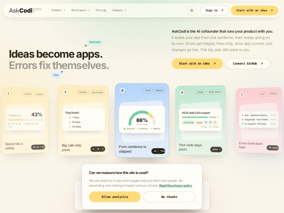 AskCodi preview