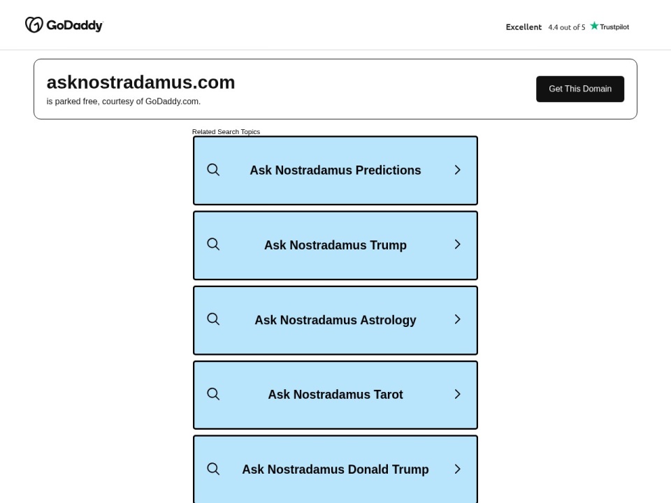 Ask Nostradamus preview