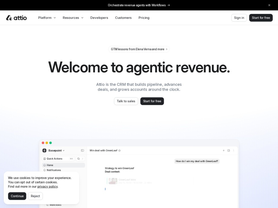 Attio preview