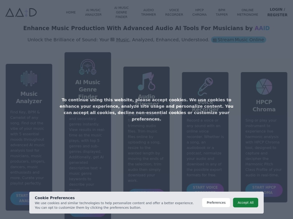 Audio AI Dynamics preview
