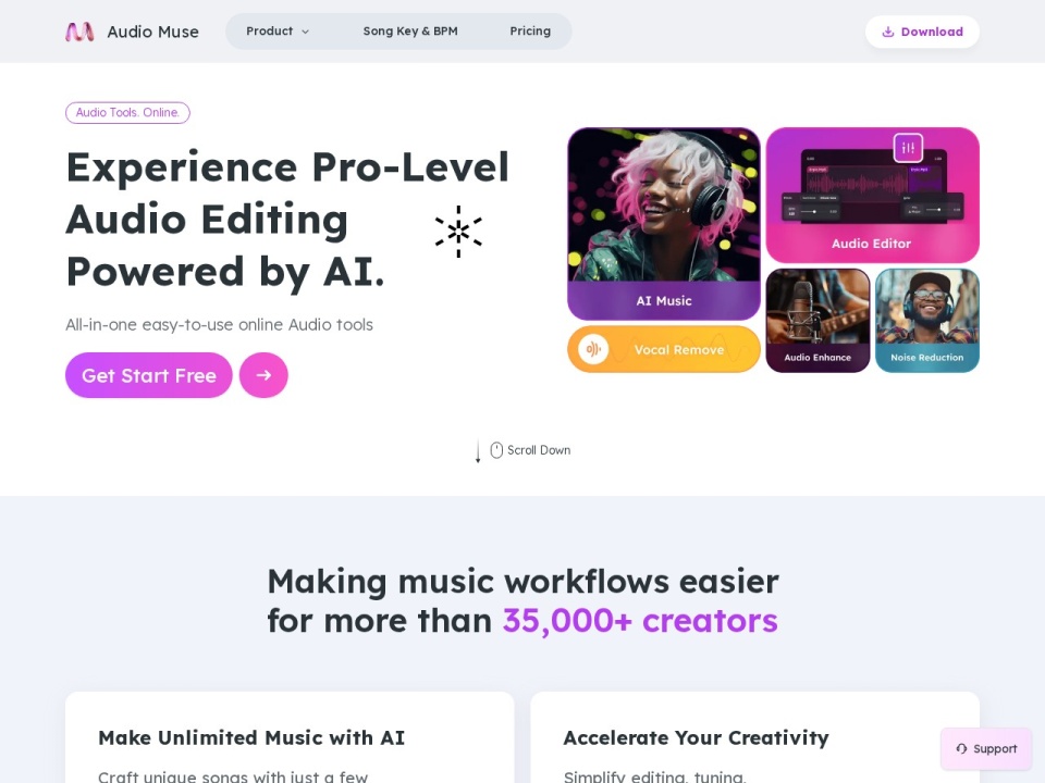 Audio Muse preview