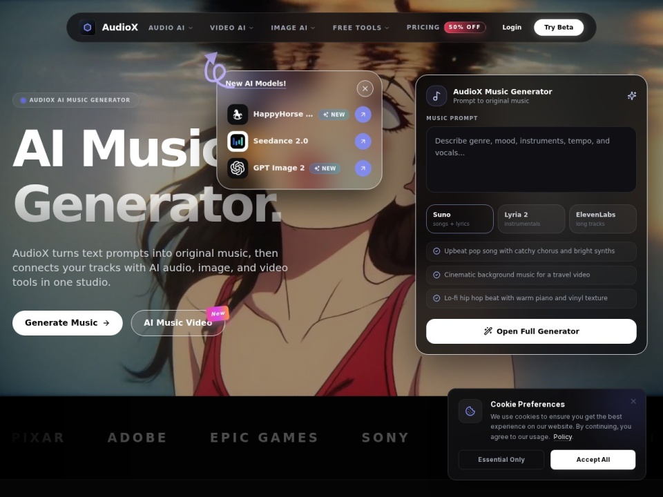 Audiox preview