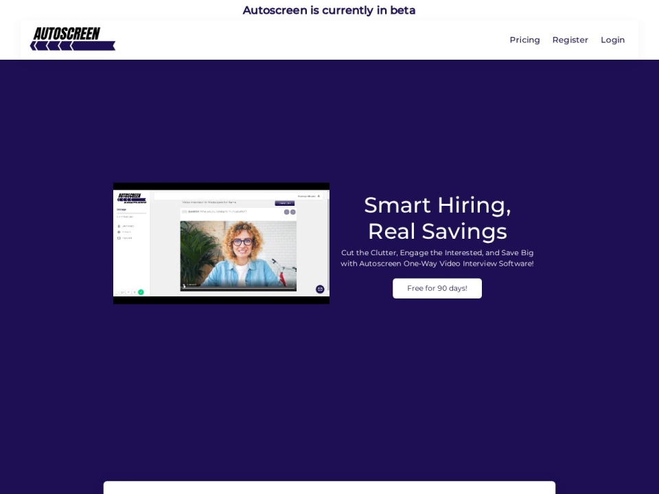 Autoscreen preview