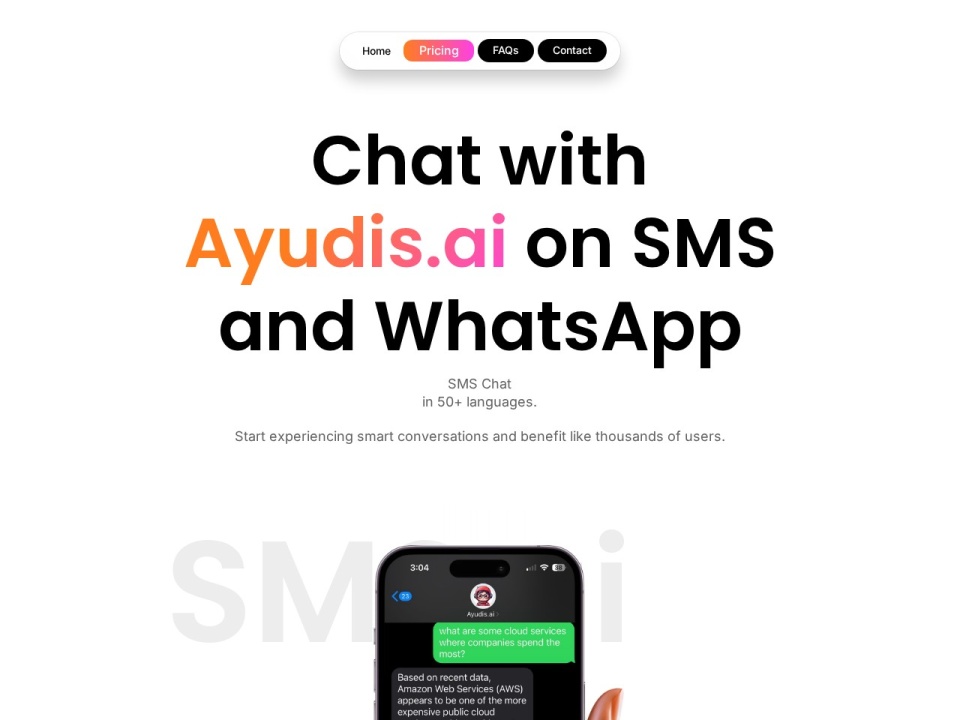 Ayudis AI preview