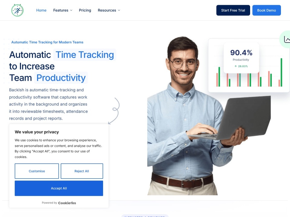 Backlsh Time Tracking preview