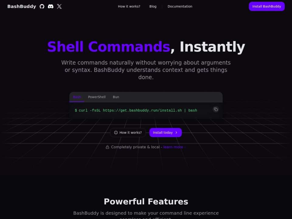 Bashbuddy preview