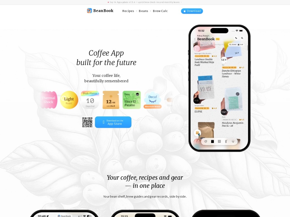 Beanbook preview