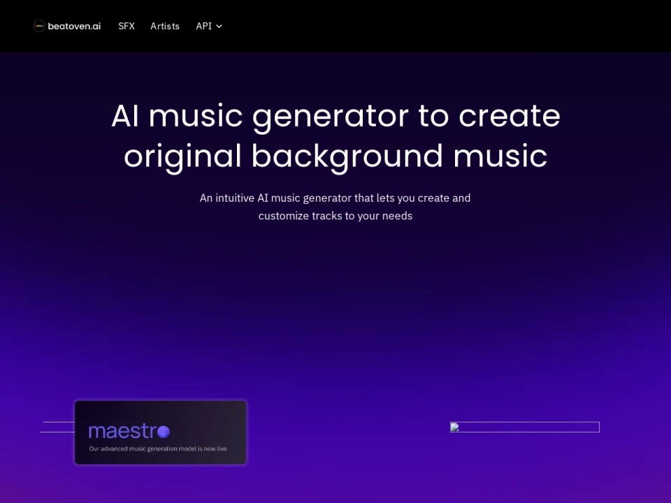 Beatoven.ai preview