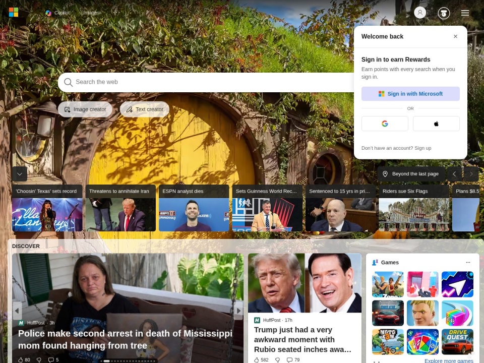Microsoft Bing preview