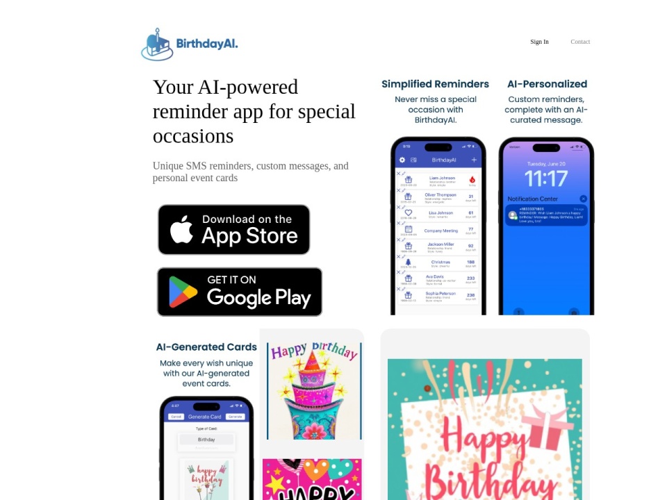 Birthdayai preview