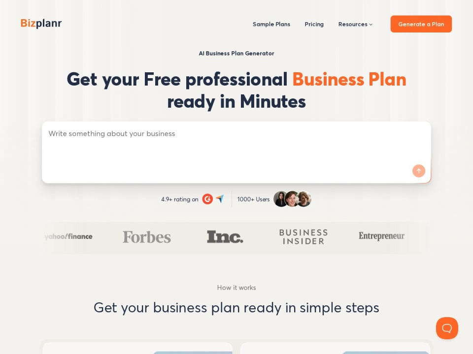 Bizplanrai preview