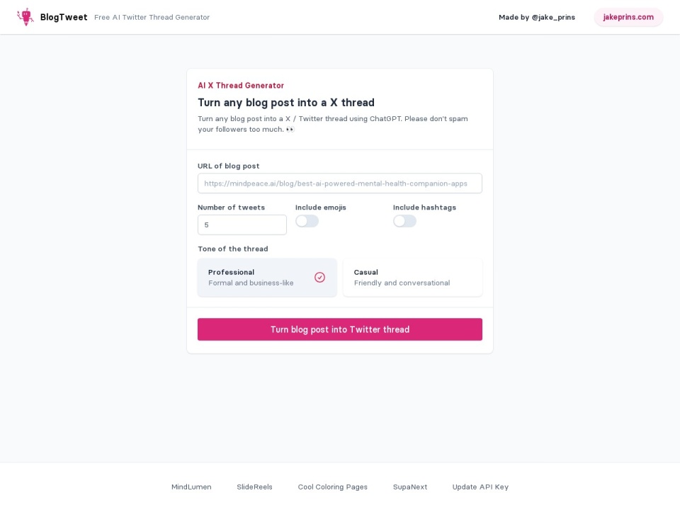 BlogTweet preview