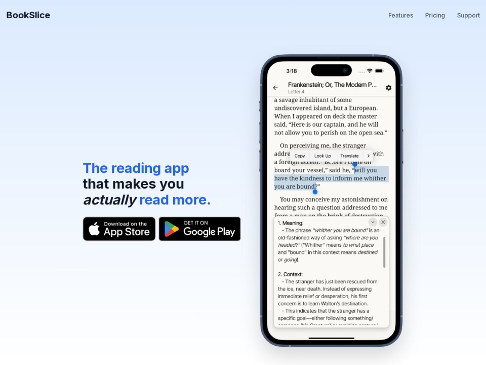 Bookslice preview