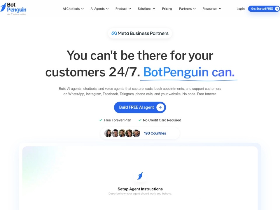 Botpenguin Chatbot preview
