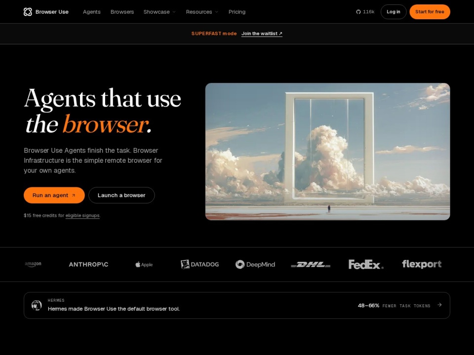 Browser Use preview