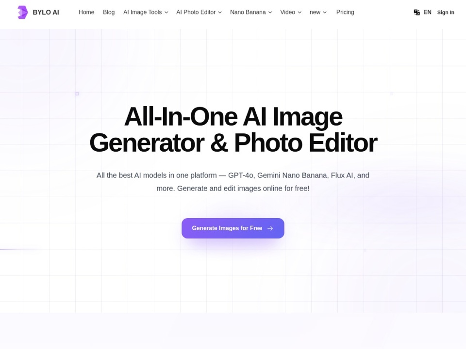 Bylo AI Free AI Image Generator preview