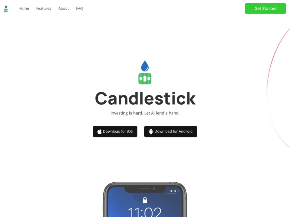 Candlestick AI preview