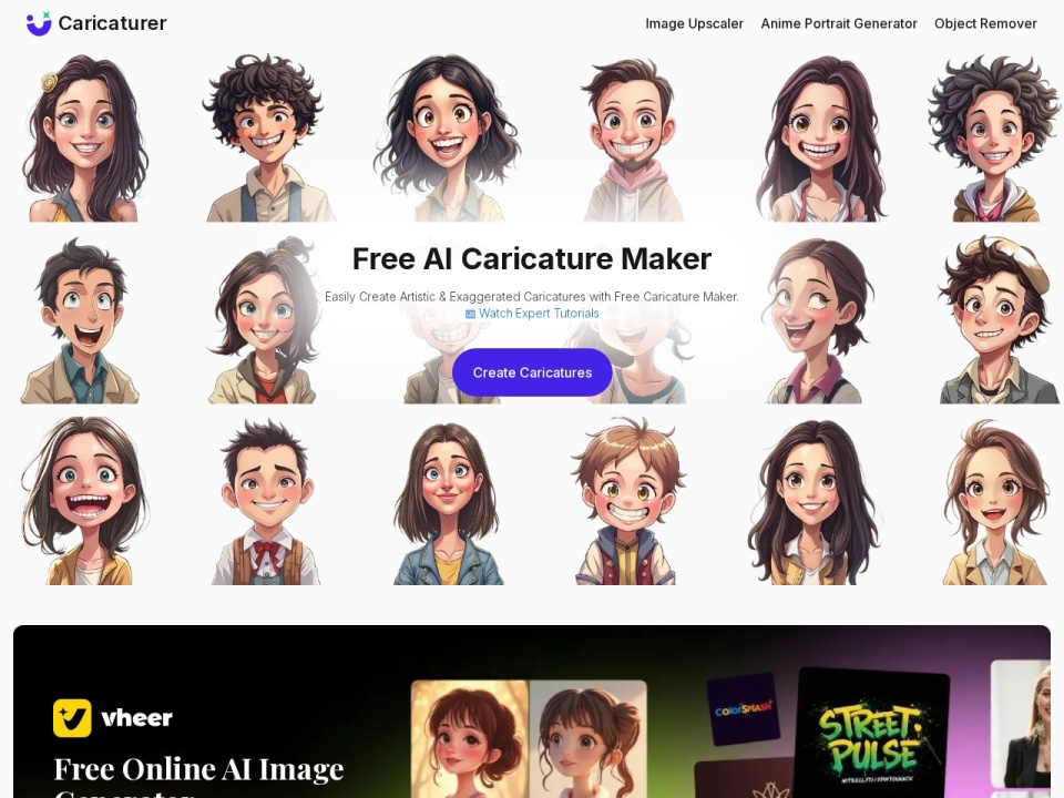 Caricaturer Io preview
