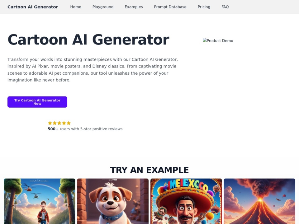 Cartoon AI Generator preview